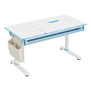 Birou copii reglabil pe inaltime Kuosa 54-76x120x60 cm [en.casa]