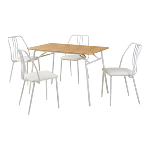 Set masa 4 scaune Omso 110x70x75 cm [en.casa]