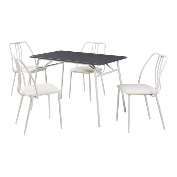 Set masa 4 scaune Omso 110x70x75 cm [en.casa]