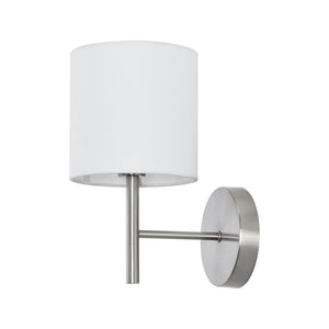 Lampa perete Winsford argintiu/alb [lux.pro]