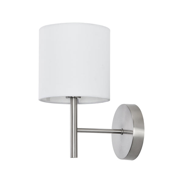 Lampa perete Winsford argintiu/alb [lux.pro]