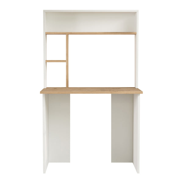Birou cu raft Tópisa 148,5x90x51,5 cm  [en.casa]