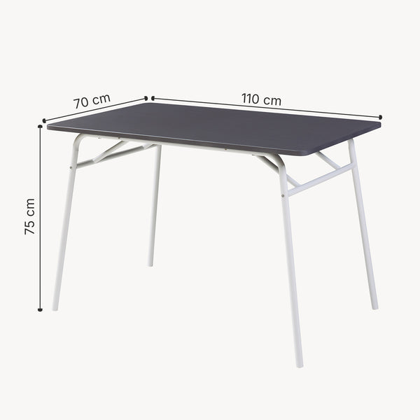 Set masa 4 scaune Omso 110x70x75 cm [en.casa]