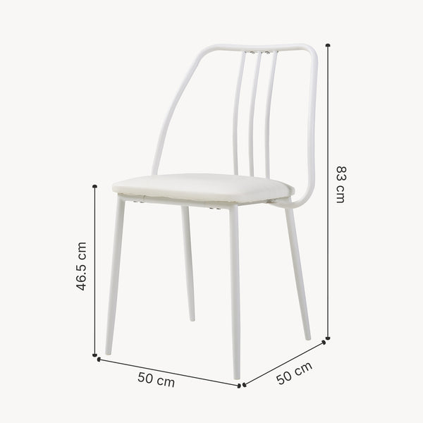 Set masa 4 scaune Omso 110x70x75 cm [en.casa]