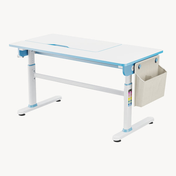 Birou copii reglabil pe inaltime Kuosa 54-76x120x60 cm [en.casa]