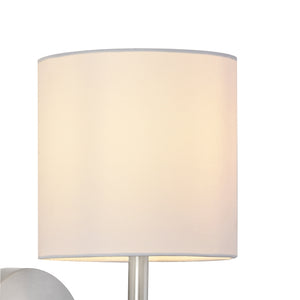 Lampa perete Winsford argintiu/alb [lux.pro]