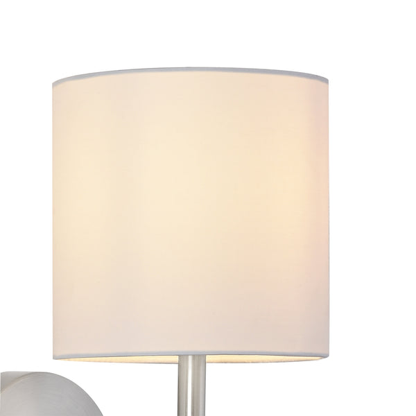 Lampa perete Winsford argintiu/alb [lux.pro]