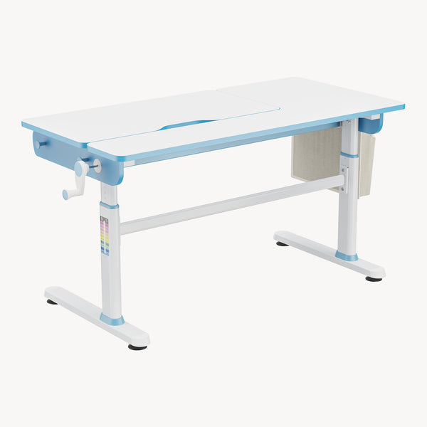 Birou copii reglabil pe inaltime Kuosa 54-76x120x60 cm [en.casa]