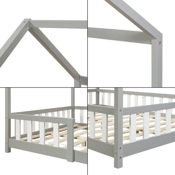Pat casuta copii Sisimiut brad [en.casa]