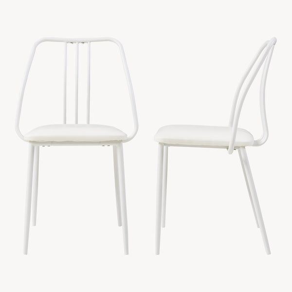 Set masa 4 scaune Omso 110x70x75 cm [en.casa]