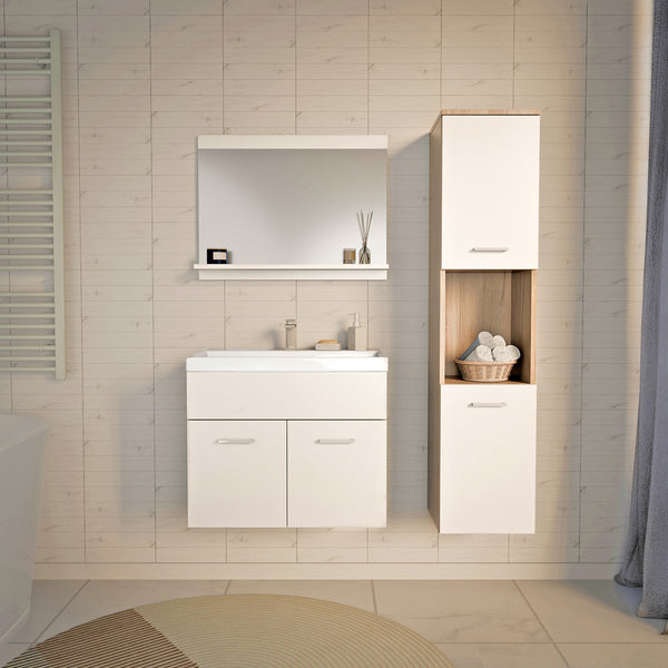 Set 3 componente mobilier baie Krildihana [en.casa]