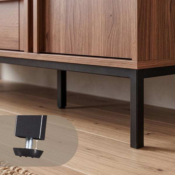 Sideboard Kilmandar 150x40x79 cm aspect nuc [en.casa]