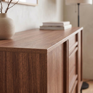 Sideboard Kilmandar 150x40x79 cm aspect nuc [en.casa]