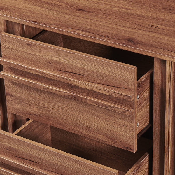 Sideboard Kilmandar 150x40x79 cm aspect nuc [en.casa]