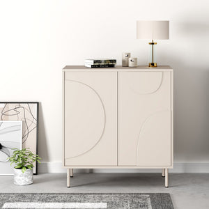 Comoda cu 2 usi Holea 75x70x34 cm [en.casa]