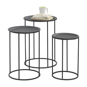 Masute living Elvetia set 3 buc masuri diferite [en.casa]