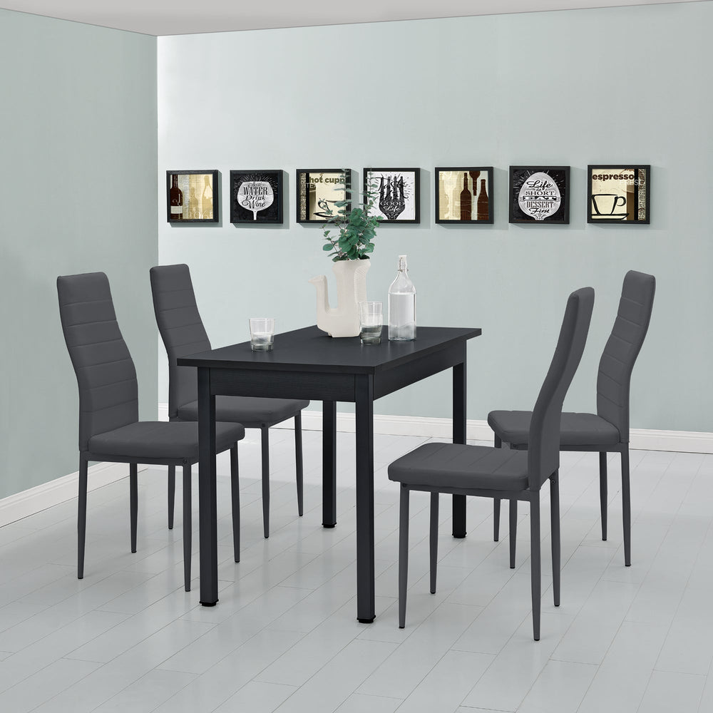 Essgruppe Jørpeland (Set, 5 - tlg) 120x60 cm versch. Farben [en.casa] - premiumXL