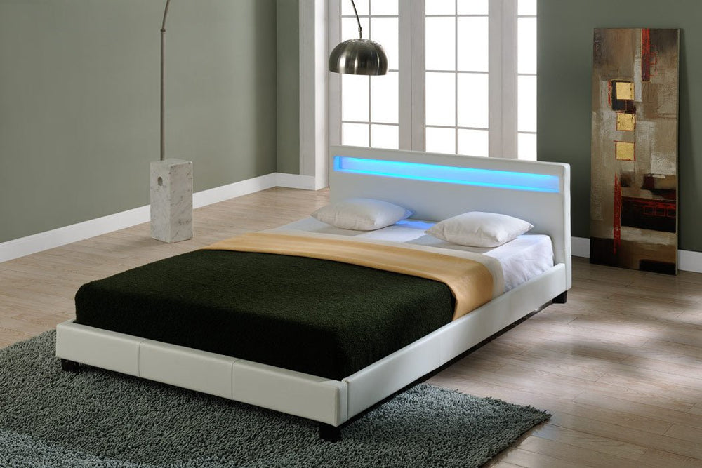 LED Polsterbett Paris in versch. Farben und Größen [Corium] - premiumXL