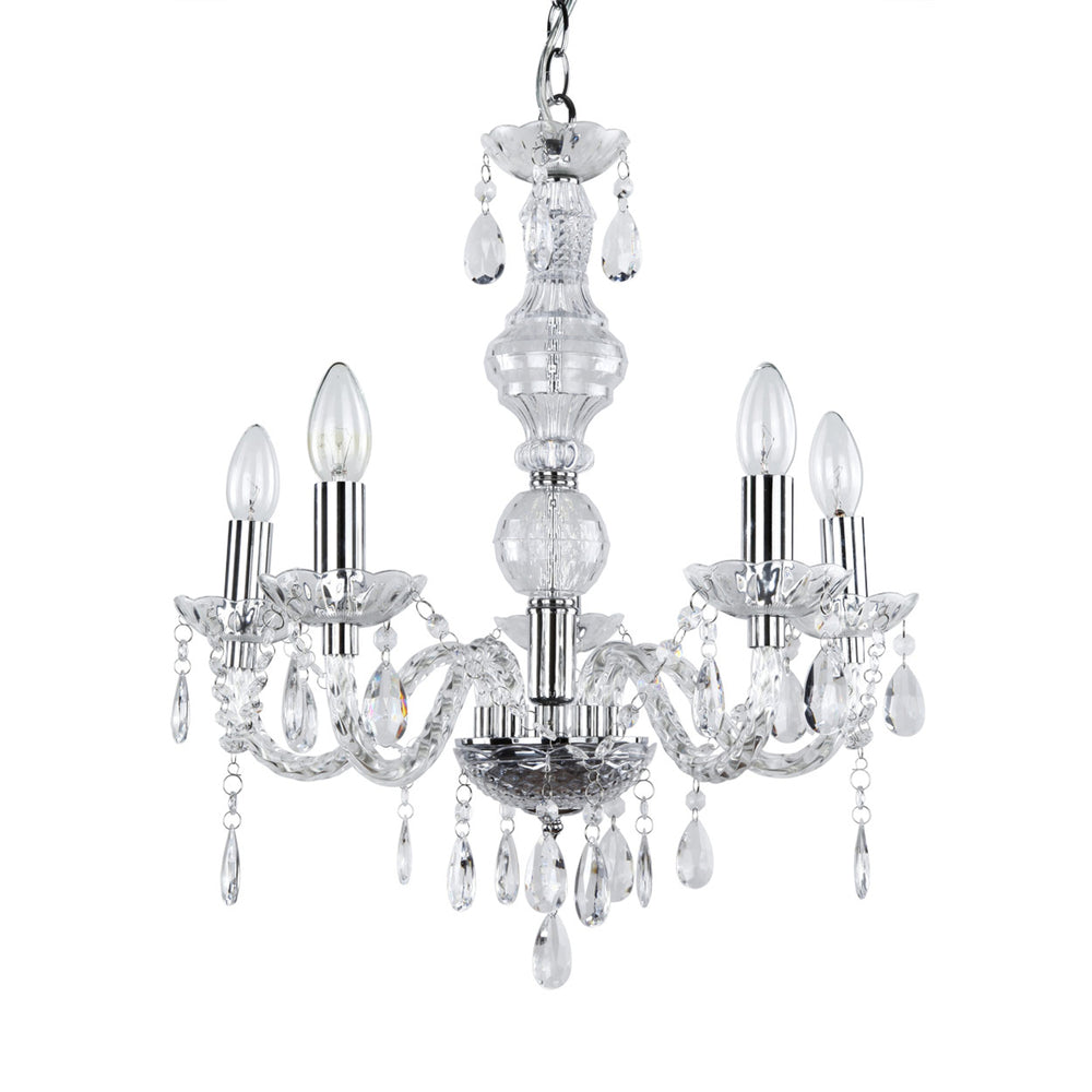 Lustra Patricia 5 x E14 culoarea cromului [lux.pro]