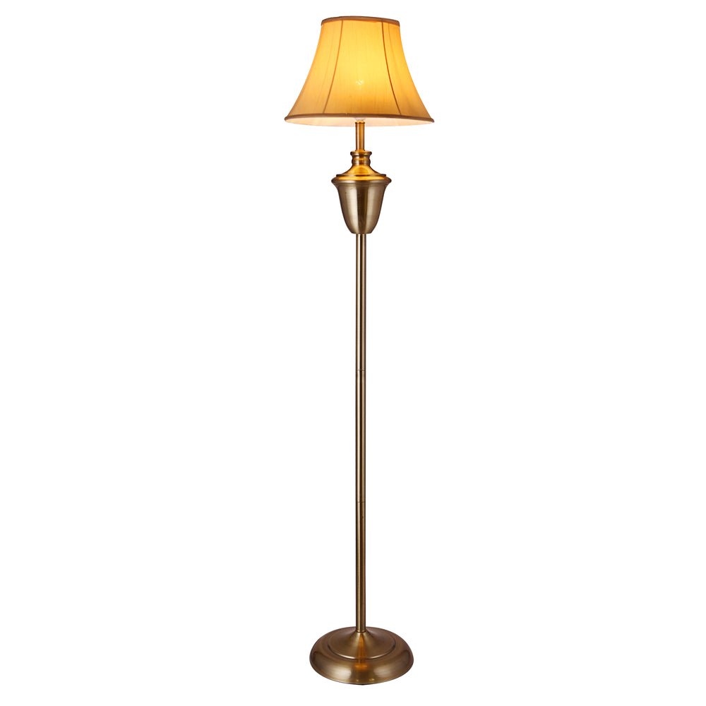 Lampa podea Madrid 1 x E 27  bej maro [lux.pro]