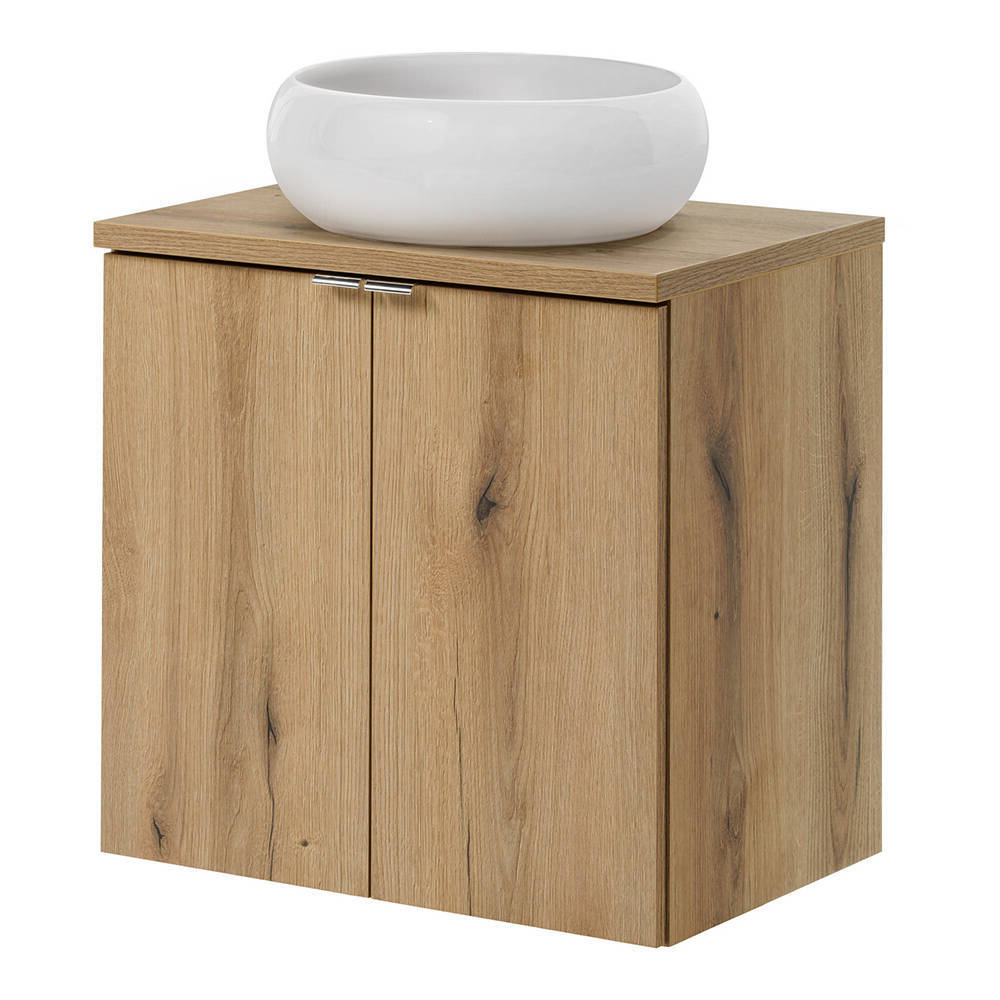 Set dulap baie cu lavoar rotund2 xx Newport  [en.casa]