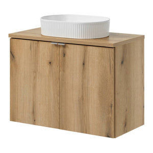 Set dulap baie cu lavoar 56-OAK xx Newport 80,4x70,5x40cm  [en.casa]
