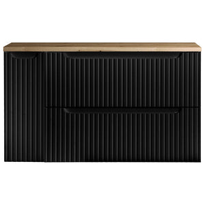 Set dulap baie XX Newport negru [en.casa]