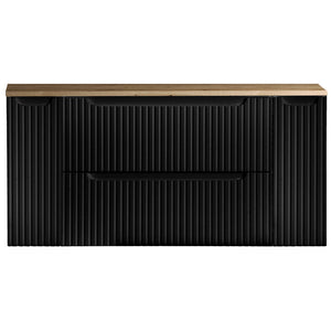 Set dulap baie XX Newport negru [en.casa]