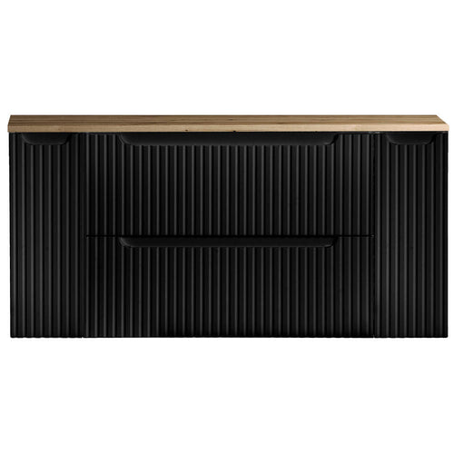Set dulap baie XX Newport negru [en.casa]