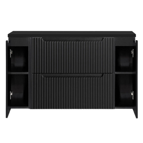Set dulap baie XX Newport negru [en.casa]