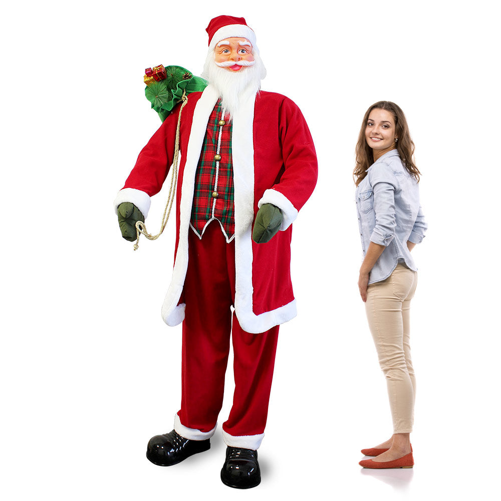[lux.pro] Moș Crăciun stativ (150 și 200 cm) cântând/dansând